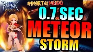 VERY FAST METEOR STORM CAST TIME!! - RAGNAROK ORIGIN