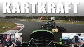 Testing KartKraft with the Fanatec CSL DD (5nm)