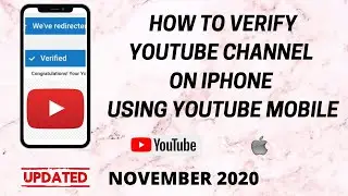 How To Verify YouTube Channel On iPhone