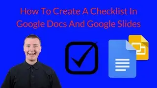 How To Create A Checklist In Google Docs And Google Slides