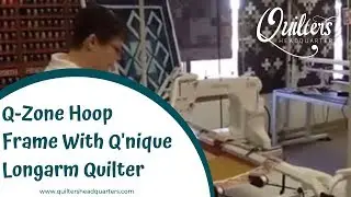 Q-Zone Hoop Frame With Q'nique Longarm Quilter - Quilters Headquarters - 605-334-1611