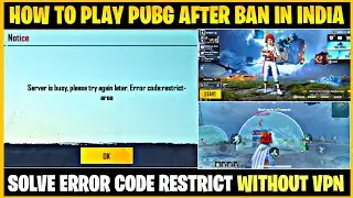 HOW TO PLAY PUBG AFTER BAN IN INDIA WITHOUT VPN | HOW TO PLAY PUBG AFTER SERVER DOWN | FIX PING PUBG