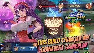 GUINEVERE NEW BUILD 2022 | EMBLEM SETUP | SAVAGE + 2 MANIACS | TOP GLOBAL GUINEVERE | MOBILE LEGENDS