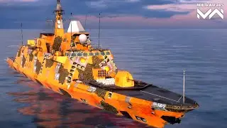 FS Aquitaine (D650) French Stealth Frigate | Small & Good Speed - Modern Warships Gameplay
