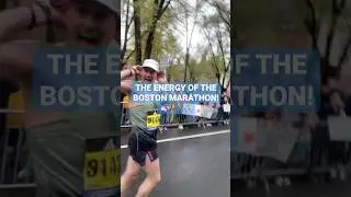 The ENERGY of the Boston Marathon was INSANE! 🔥 Let’s run it back next year 👏