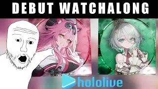 HoloEN Debut Watchalong - PINK WOMAN AND WORLD'S CUTEST DOLL #holoJustice