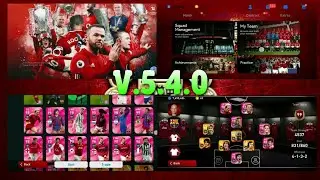 (V.5.4.0) "Red Devils" Manchester United Patch ✨ PES eFootball 2021 || Best Man United Patch 2021