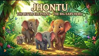 Jhontu Proves Big Ears Make the Best Heroes in the Jungle,moral stories in English,English Cartoon.