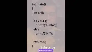 Guess The Output 