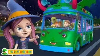 Bánh Xe Halloween Trên Xe Buýt + Nhạc Mầm Non Vui Nhộn Hơn Cho Trẻ em