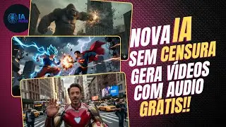 🚨 IA GRÁTIS GERA VÍDEOS COM ÁUDIO e SEM CENSURA! 