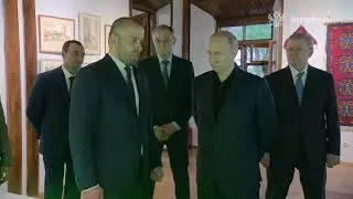 Путин осмотрел архитектурно-археологический комплекс «Цитадель «Нарын-Кала» в Дербенте