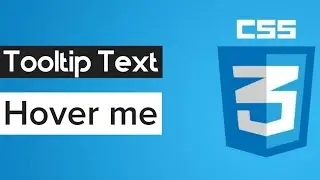 Tooltip Using Only HTML & CSS 