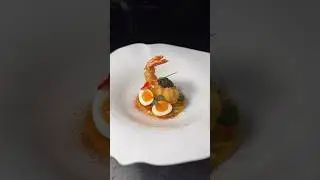 Kataifi Wrapped Tiger Prawns Miso Yolk Cream! ♥️🦐