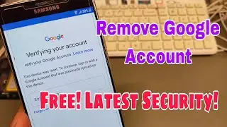 Final Security! Samsung Galaxy A7 (SM-A710F), Remove Google Account, Bypass FRP.