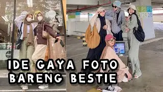 40 Ide Pose Foto Ootd Bareng Bestie