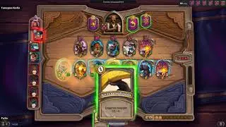 РЕНО ДЖЕКСОН В ПОЛЯХ СРАЖЕНИЙ. ТОП 1 ЗА 2.5 МИНУТЫ| СО ДНА ВВЕРХ . hearthstone