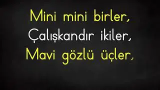 1.Sınıf Mini Mini Birler Tekerleme ile Hızlı Okuma Çalışması Sesli