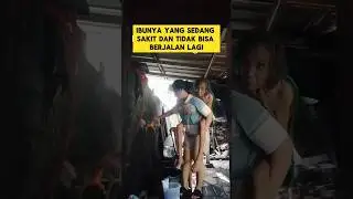 momen haru ketika seorang anak merawat ibunya yang sedang sakit ‼️