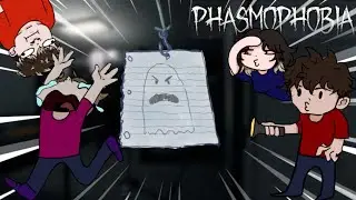 WE HUNTED GHOSTS IN PHASMOPHOBIA.....