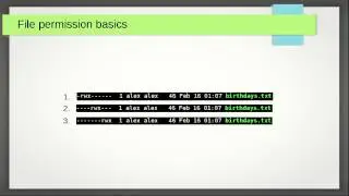 Learn Linux: Become An Unix Master - File Permissions