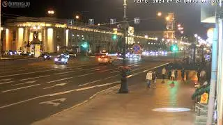 LIVE St. Petersburg Nevskiy ave. Sadovaya str. Невский проспект Садовая улица Санкт-Петербург онлайн