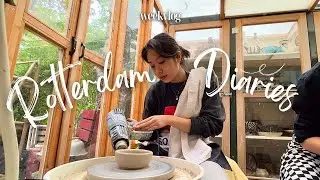 Rotterdam Diaries: pottery baking, picnic date, and lots of eating 🧺💐👩🏻‍🎨🪴🍕