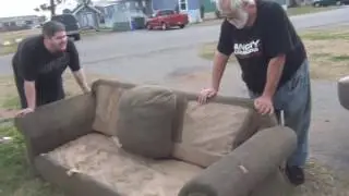 Angry Grandpa Destroys his Furniture!!