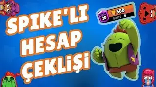 BRAWL STARS 12.500 KUPALI HESAP ÇEKİLİŞİ | SPİKE VAR
