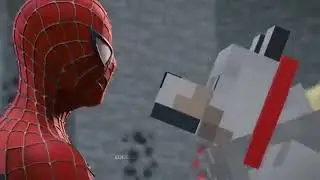 Spiderman saved a dog from Minecraft