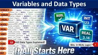 PLC Variables & Data Types Explained | Structured Text Programming Basics