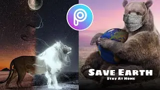 #manipulation in picsart | picsart tutorial | stay at home |