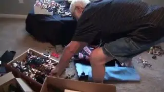 Angry Grandpa Is On Helium - Toy Room Meltdown