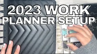 2023 WORK PLANNER SETUP | HAPPY PLANNER FRANKENPLANNER | SETTING UP MY PLANNER FOR THE NEW YEAR!