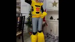 Костюм Бамблби женский (видео клиента)