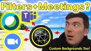Snap Camera Custom Background Replacement and Filters with Webex, Zoom, Skype and Teams Meetings