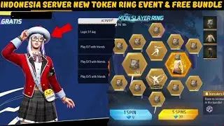 Indonesia Server New Token Ring Event & Free Bundle 🔥 ff indonesia server new event today 🎯