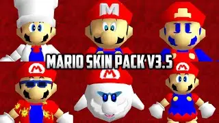 ⭐ Super Mario 64 PC Port - Mario Skin Pack V3.5