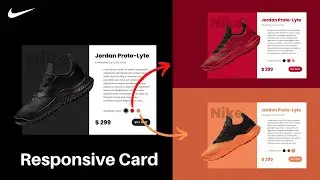 CSS Responsive Animation Card | HTML & CSS | Control Earth