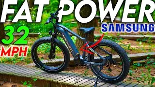 Fat Tire Bike with 32 MPH Top Speed - Mokwheel Basalt E-Bike