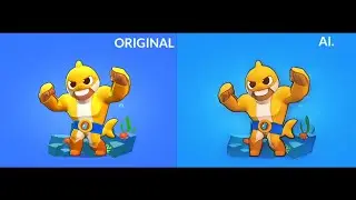 El Baby Shark Original vs AI.