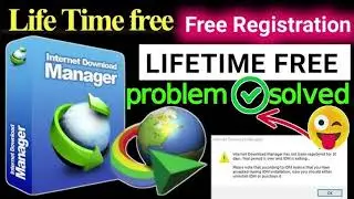 how to register idm or reset it for life time