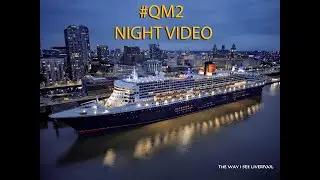 #QM2 docked in #Liverpool for the night