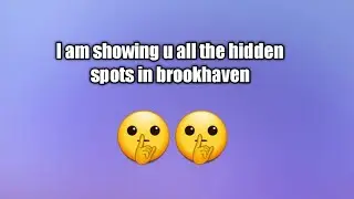 I am showing u all secret rooms in Brookhaven rp enjoy