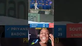 Priyansh Arya 6 Balls in 6 Sixes #shorts #cricket