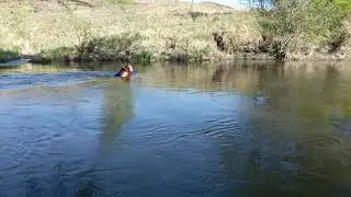 Типичное купание на горной реке Свияга)))