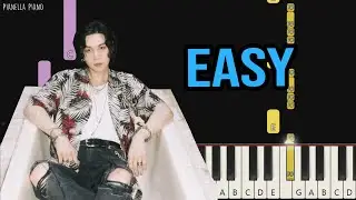 Agust D - AMYGDALA | EASY Piano Tutorial by Pianella Piano