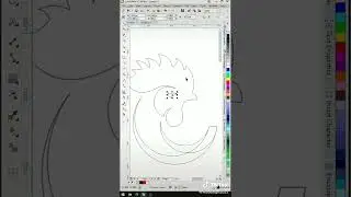 logo ayam coreldraw#tutorialcoreldraw #belajarcoreldraw