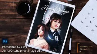 Jenna Ortega phost image editing photoshop CC 2019