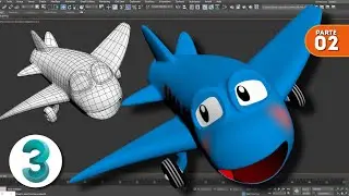 Como Criar Personagens 3D estilo Disney com Photoshop e 3ds Max - Parte 02
